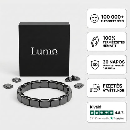 Hematit karkötő Lumo®